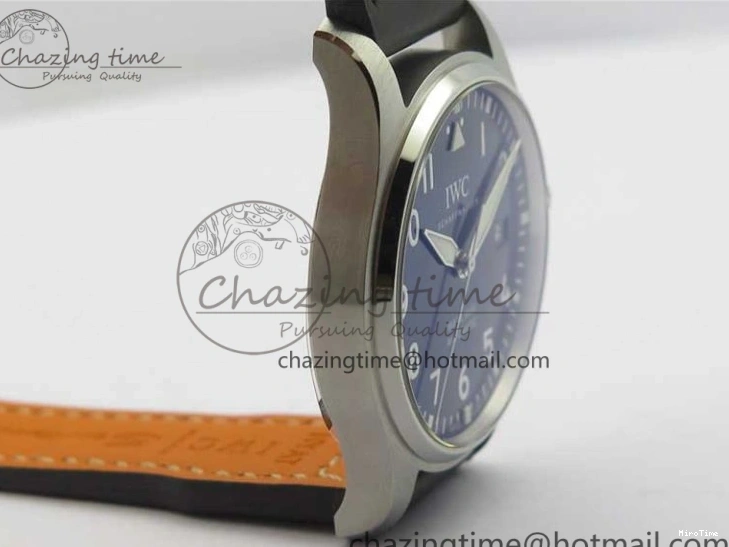 MIROTIME 0513 MARK XVIII Le Petit Prince IW327004 SS FKF 1:1 Best Edition Blue Dial On Brown Leather Strap Trendsetting 7117